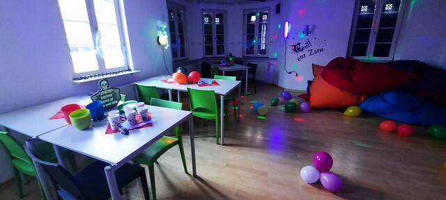 Vorbereitet für die Halloweenparty im Jugendtreff | Foto: Kristin Hätterich 