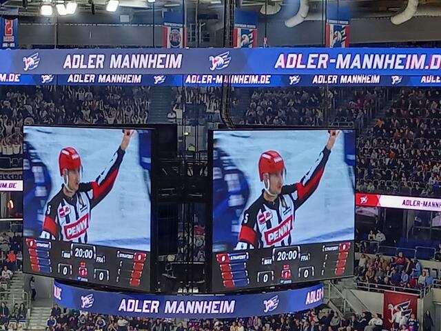 Adler Mannheim vs. Löwen Frankfurt, 31.10.2023 | Foto: Carsta Vogel