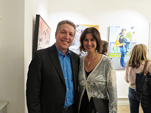 Ehepaar Rundt kam aus Schwangau extra zur Ausstellung | Foto: Brigitte Melder