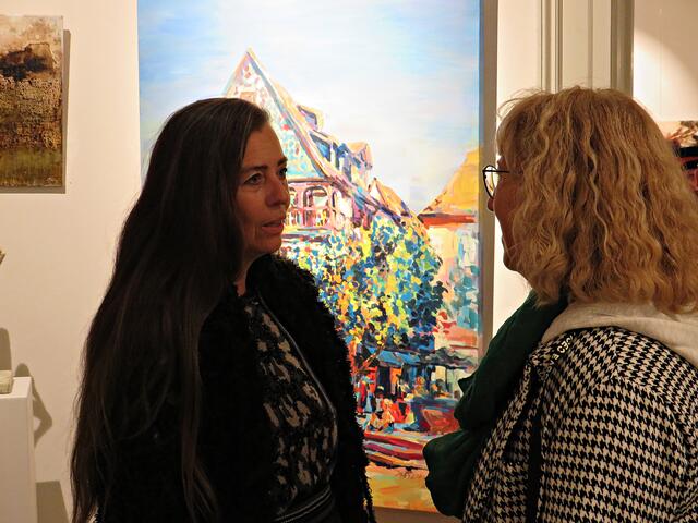 Judith Boy im Gespräch mit Gitta Haas | Foto: Brigitte Melder