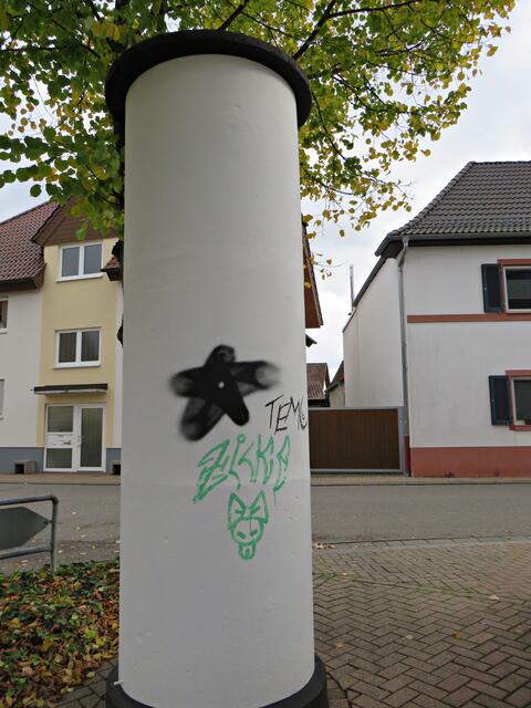 ..... die andere beschmiert | Foto: Brigitte Melder