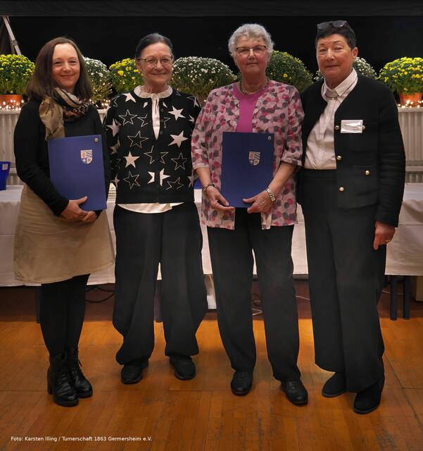 vlnr: Yvonne Morio, Ruth-Eva Fleischmann, Marianne Lambrecht und Regine Roth | Foto: Foto: Karsten Illing
