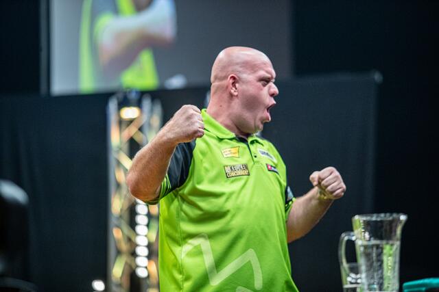 Mit Michael van Gerwen muss man immer rechnen | Foto: PDC Europe / Jonas Hunold