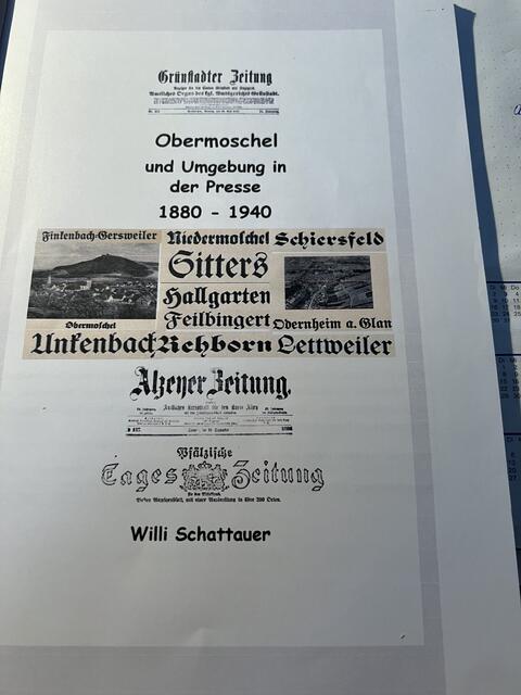 Presseschau Obermoschel und Umgebung 1880-1930 | Foto: Arno Mohr