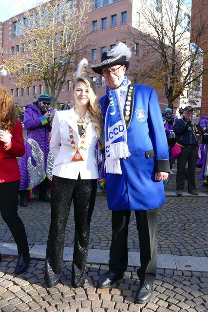Katharina Bosch (GroKaGe), li., und Jürgen Hellmann (CCD), re. | Foto: Jutta Hauswirth