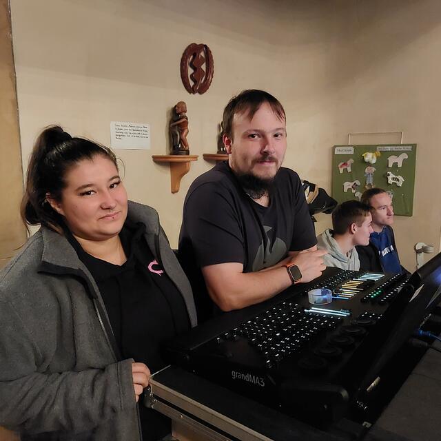 Für die Technik zuständig | Foto: Brigitte Melder