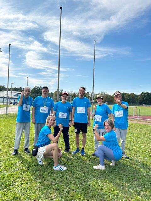 Die Athleten aus den Werken in Offenbach, Herxheim und Wörth formten gemeinsam ein starkes Team.
 | Foto: SPW/Lebenshilfe Südliche Weinstraße