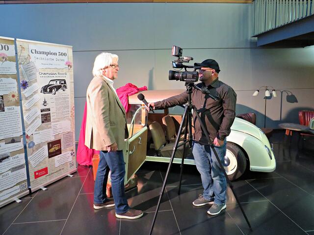 Mathias Berkel im Interview mit dem SWR | Foto: Brigitte Melder