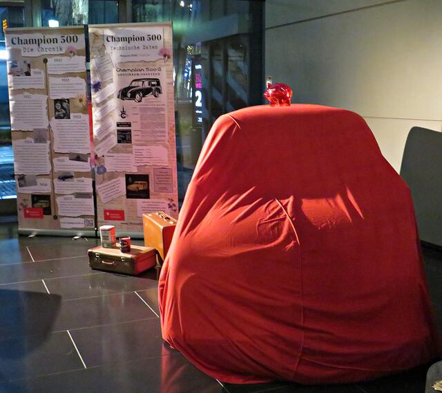 Verhüllung mit "Krone" | Foto: Brigitte Melder