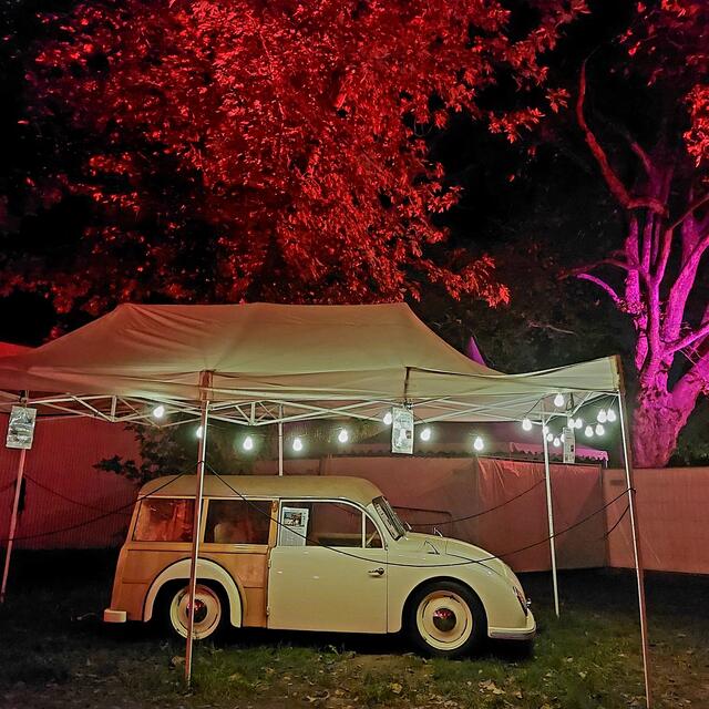 Und hier nochmal beim Filmfestival nachts | Foto: Brigitte Melder