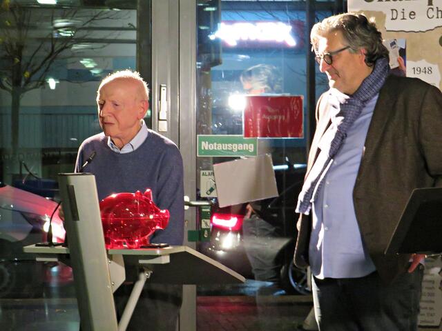 Der älteste Zeitzeuge an diesem Abend | Foto: Brigitte Melder