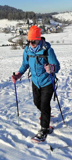 Schneeschuhlaufen über Moosbronn | Foto: Michael Bartholomaeus