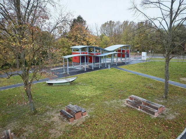 Rheinpromenade Plittersdorfer Welle | Foto: Drohnenaufnahmen Joachim Gerstner