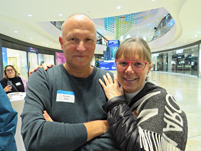 Torsten Kleb (LUKOM) und Maike Müller | Foto: Brigitte Melder