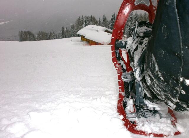 Tiefschnee und Flex Schneeschuhe | Foto: Michael Bartholomaeus