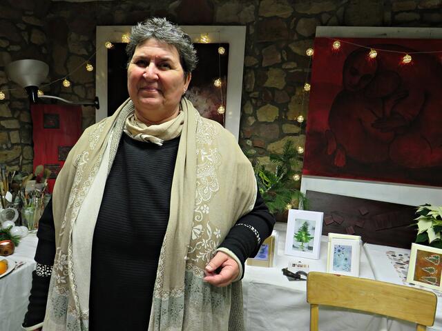 Sonja Spielmann in ihrem Atelier | Foto: Brigitte Melder