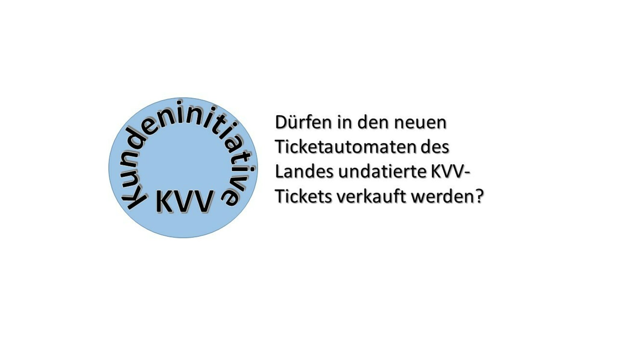 Pressemeldung der Kundeninitiative KVV Verkehrsministerium BW