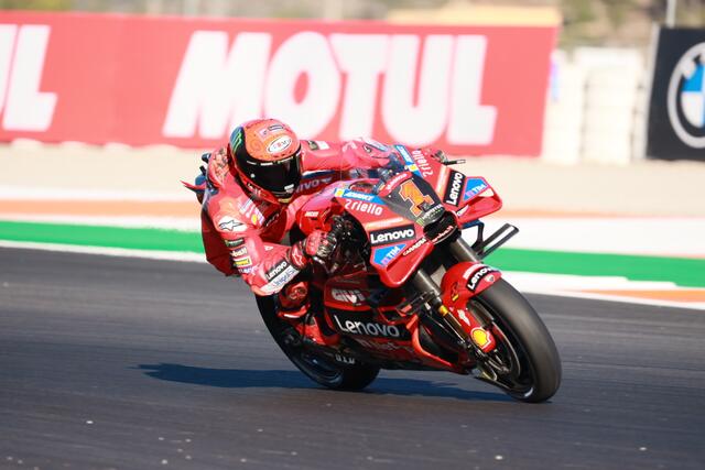 Weltmeister Francesco Bagnaia machte es bis zum Schluss spannend | Foto: moto-foto Reuschel