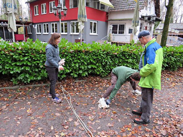 Fast ein Spagat | Foto: Brigitte Melder