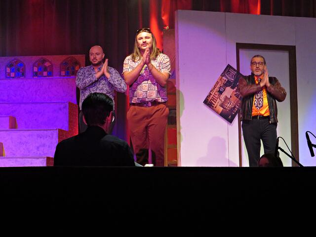 Die drei Gangster konnten prima singen | Foto: Brigitte Melder