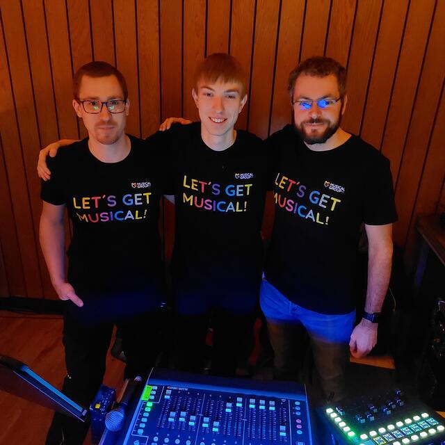 Mit der Technik dieses Musicals betraut | Foto: Brigitte Melder
