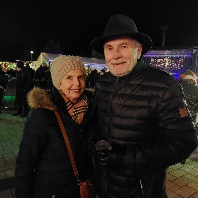 Ehepaar Hasenstab machte sich auch einen schönen Abend hier | Foto: Brigitte Melder