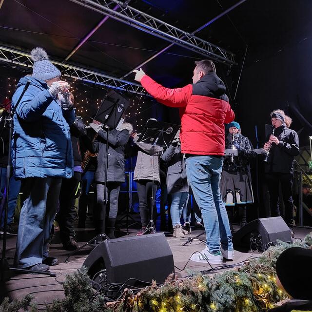 Musikverein Iggelheim mit Dominik Wittmann als Dirigent | Foto: Brigitte Melder