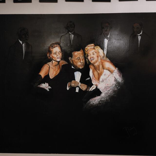 Im Cinema werden Filme groß geschrieben wie hier als Ölgemälde | Foto: Brigitte Melder