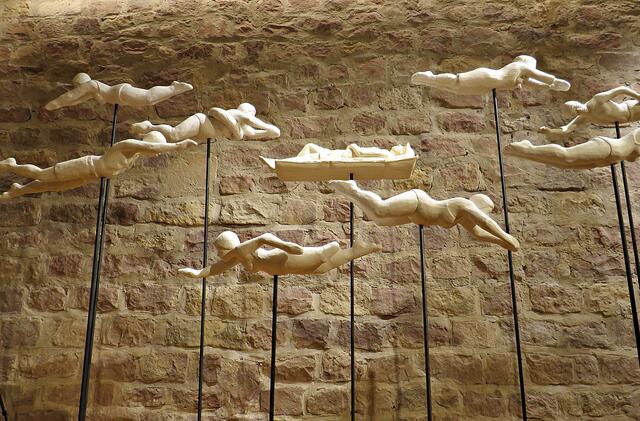 Von unten nach oben, sozusagen unter Wasser fotografiert | Foto: Brigitte Melder