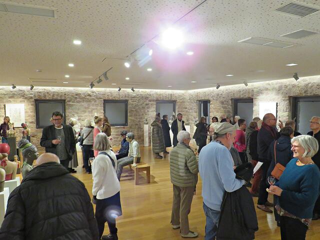 Ziemlich gut besuchte Ausstellung | Foto: Brigitte Melder