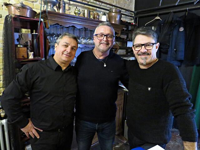 Die Drei von der "Tankstelle", in diesem Falle die Bar | Foto: Brigitte Melder