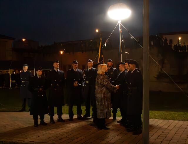 Öffentliches Gelöbnis der Bundeswehr im Stadtpark Fronte Lamotte  - Dank der Wehrbeauftragten an die Soldaten | Foto: Heike Schwitalla