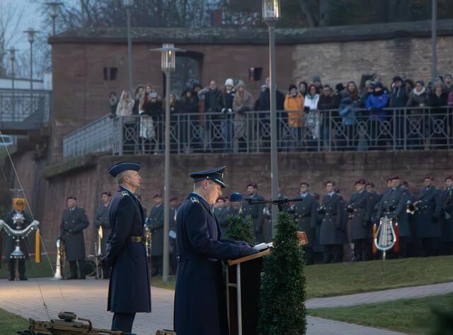 Öffentliches Gelöbnis der Bundeswehr im Stadtpark Fronte Lamotte | Foto: Heike Schwitalla