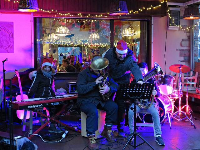 Bläser unter sich | Foto: Brigitte Melder