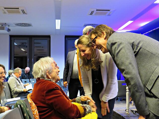 Nette Gespräche entwickelten sich | Foto: Brigitte Melder