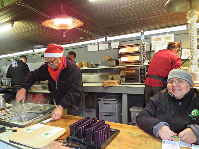 Do werd gschafft | Foto: Brigitte Melder