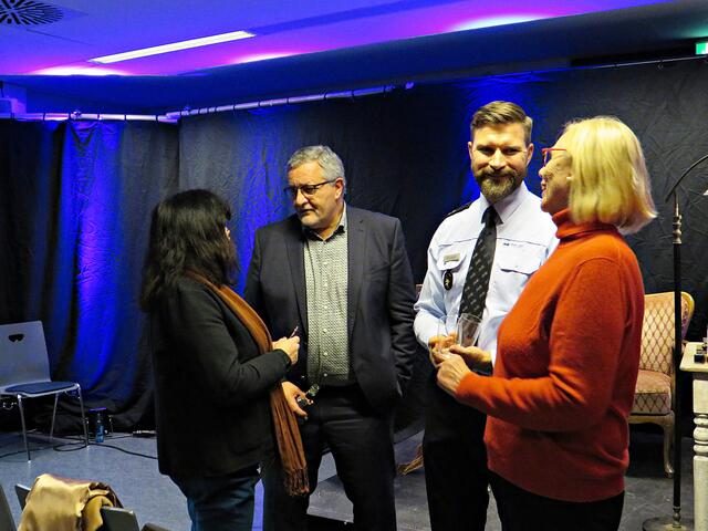 Pausengespräche | Foto: Brigitte Melder