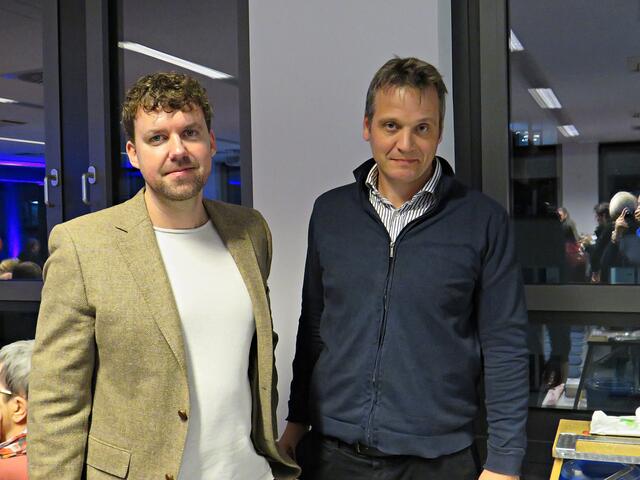 Diese beiden netten Herren nahmen die Fingerabdrücke | Foto: Brigitte Melder