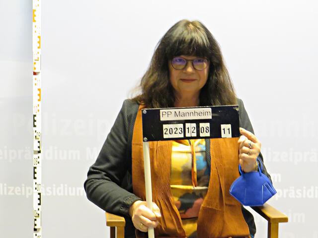 Claudia Schmid ließ sich ablichten | Foto: Brigitte Melder