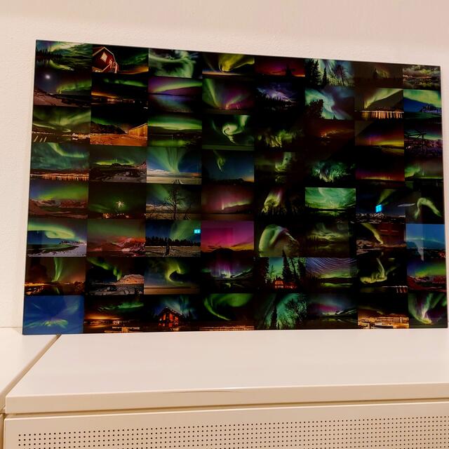Ein ganzes Bild voller Polarlichter | Foto: Brigitte Melder