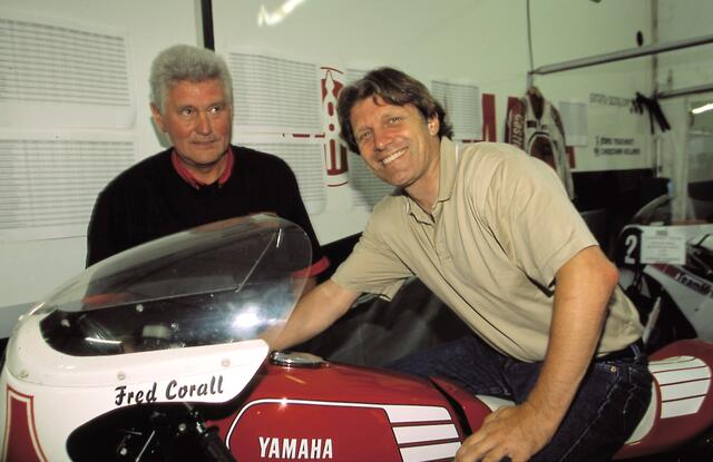 Martin Wimmer mit Theo Hoffmann (links) von Yamaha | Foto: Archiv