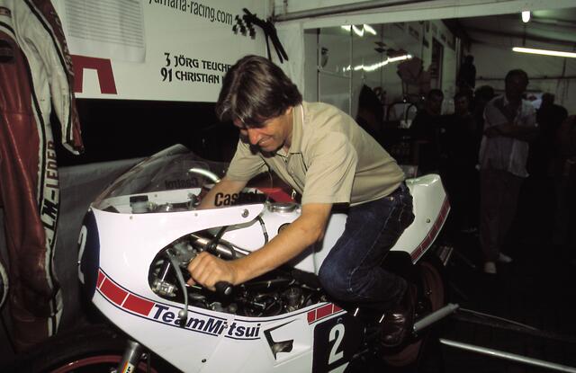 Martin Wimmer auf der Yamaha | Foto: Archiv