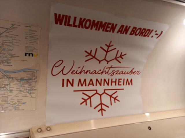 Weihnachtszauber auf der Sonderfahrt in der Mannheimer Innenstadt | Foto: Carsta Vogel