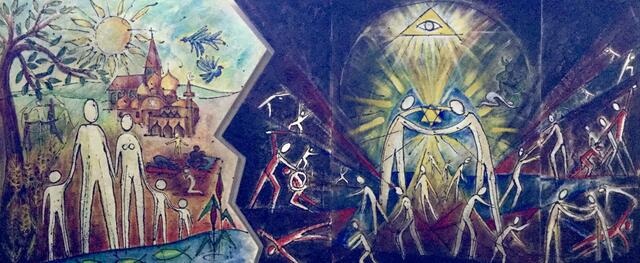 "In und rund um die Marktkirche in Bad Bergzabern finden verschiedene Kunst- und Kulturveranstaltungen statt. Hier ist ein Exponat einer früheren Ausstellung zu bewundern.  | Foto: Z. Haggag 