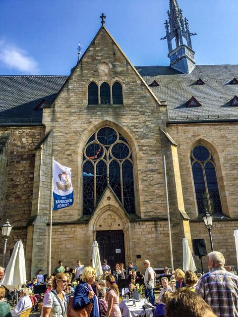 In und rund um die Marktkirche in Bad Bergzabern finden verschiedene Kunst- und Kulturveranstaltungen statt. | Foto: Z. Haggag 