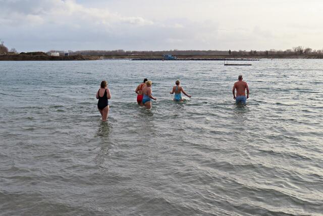 Sprangen schon vorher rein | Foto: Brigitte Melder