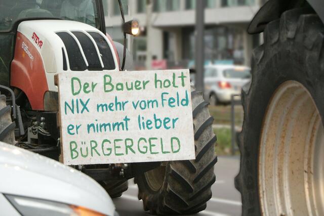 Protestaktionen der Landwirte am 8. Januar | Foto: Heike Schwitalla