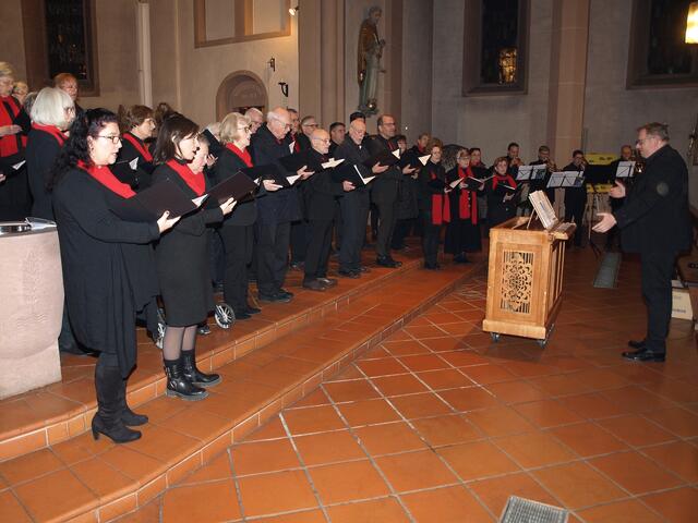 Der Kirchenchor beim Auftritt | Foto: Urheber: W. Schmidhuber