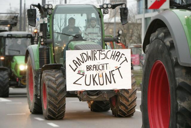 Protestaktionen der Landwirte am 8. Januar | Foto: Heike Schwitalla