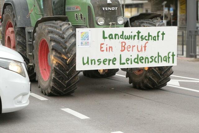 Protestaktionen der Landwirte am 8. Januar | Foto: Heike Schwitalla